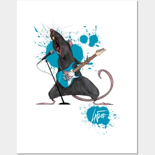 Heavy Metal Rat Posters and Art